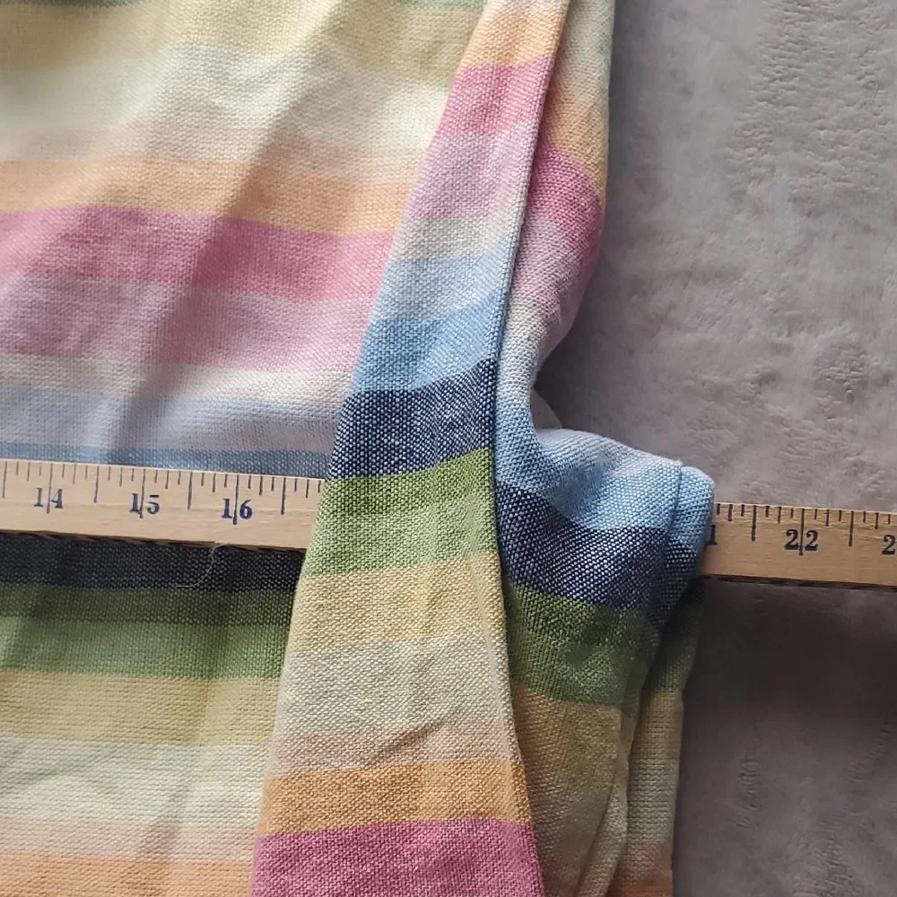 ALFRED DRUNNER | 12 WOMEN'S | JACKET BUTTON DOWN SHIRT  in RAINBOW 19232 29961 - Picture 10 of 16